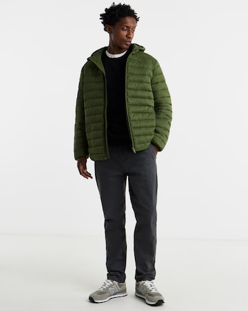 Khaki Lightweight Padded Jacket