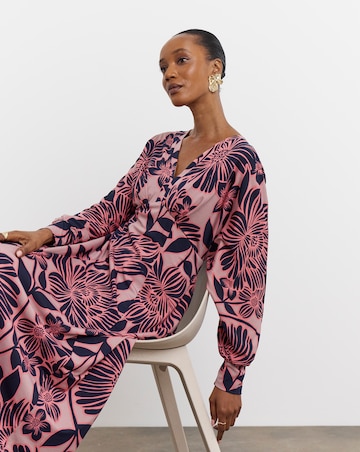 Joanna Hope Empire Jersey Midi Dress