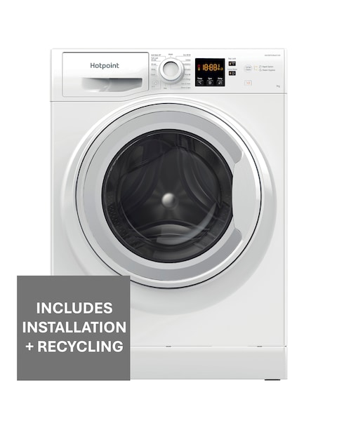 Hotpoint NSWM7469WUK, 7kg, 1400rpm, Washing Machine - White