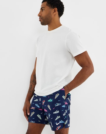 Nike 7 Inch Trainer Print Volley Swim Shorts