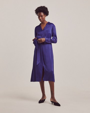 Anthology Satin Shirt Dress