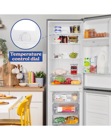 RUSSELL HOBBS 50/50 FRIDGE FREEZER W/ WD