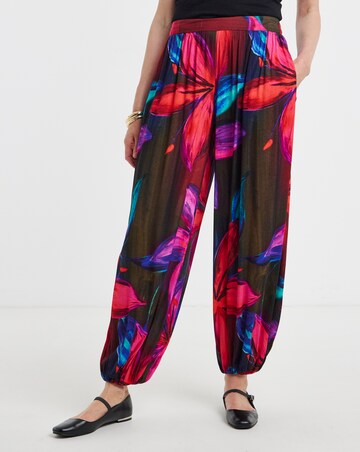 Viscose Crinkle Balloon Trouser