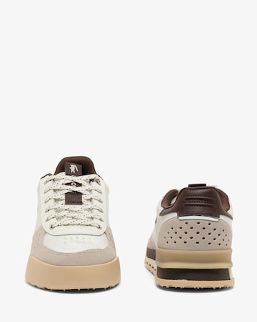 Lacoste Slam Shot Trainers - Off White/Brown
