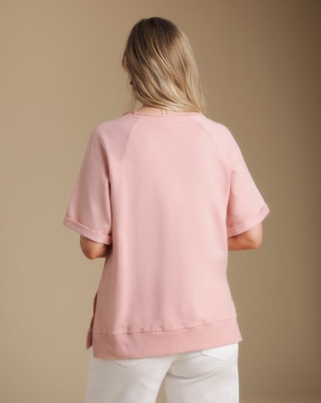 Julipa Pure Cotton Short Sleeve Sweatshirt
