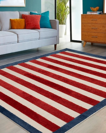 Zouk Striped Indoor/Outdoor Rug