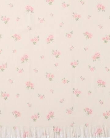 Ditsy Floral Faux Mohair Throw