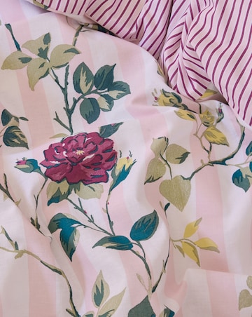 Cath Kidston Climbing Rose Stripe Duvet Cover Set