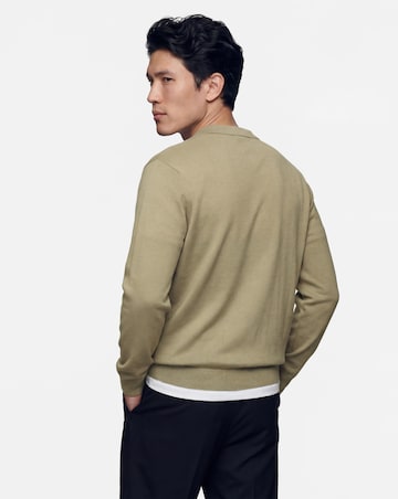 Folio Knitted Slouch Button Polo