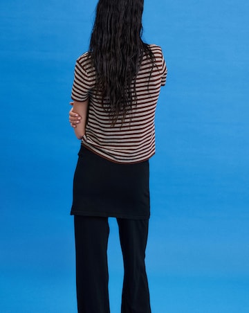 Mango Short-Sleeved Ribbed Sweater