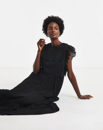 Broderie 2 - in - 1 Maxi Dress