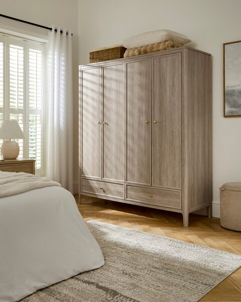 Charlotte 4 Door Wardrobe