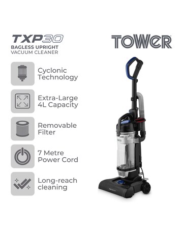 Tower TXP30 Bagless Upright Vacuum