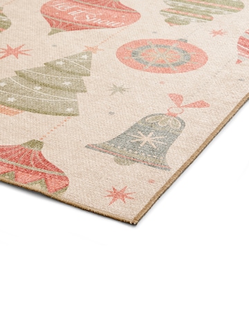 Christmas Baubles Washable Runner