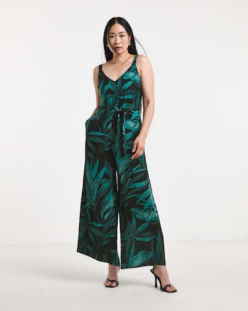 Wide Leg Strappy Jumpsuit