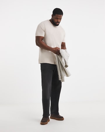 Jack & Jones Loose Tapered Fit Mike Jeans in Washed Black
