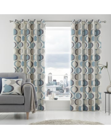 Fusion Sander Eyelet Curtains