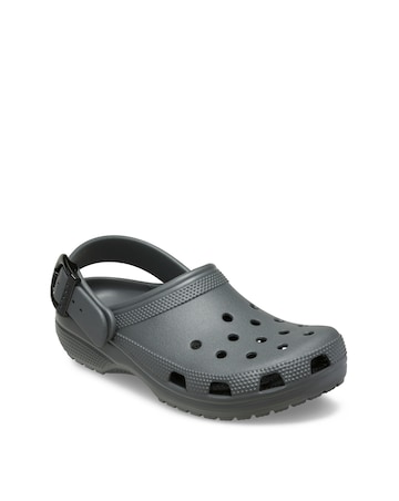Crocs Carbon Classic Enamel Buckle Clog - Standard Fit