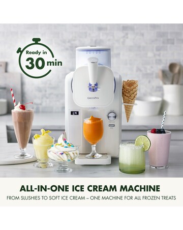 GreenPan Frost Ice Cream Maker Cream White
