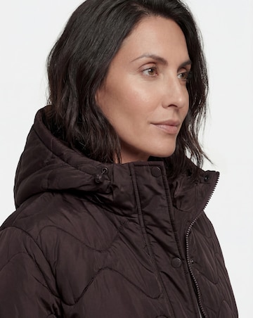 Chocolate Short Quilted Jacket
