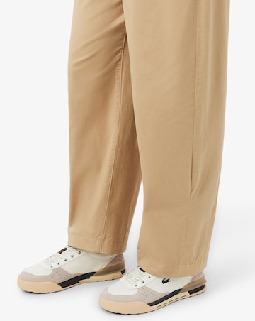 Lacoste Slam Shot Trainers - Off White/Brown