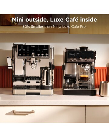 Ninja Luxe Cafe MINI Espresso Machine ES301UK Black & Stainless Steel