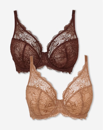 Pretty Secrets Ella (2 Pack) Full Cup Wired Bras (C-J)
