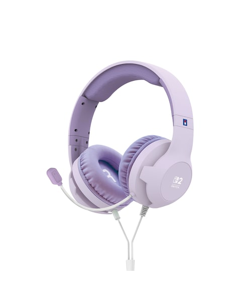 HORI Wired Gaming Headset for Nintendo Switch 2 - Lavender