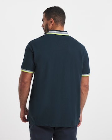 Jack & Jones Premium Paulos Tipped Polo - Navy