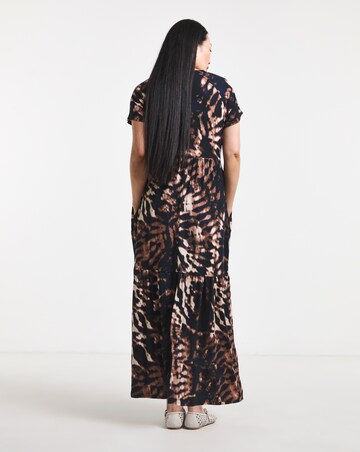Notch Neck Maxi Dress