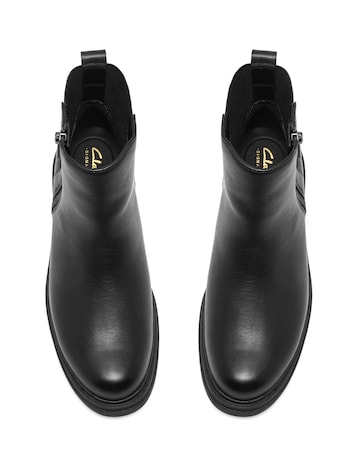 Clarks Leather Orinoco3 Chelsea Boot - Wide Fit (E)