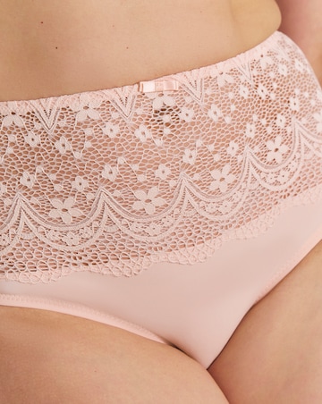 Pretty Secrets (2 Pack) Lottie Lace Full Brief Knickers Navy/Blush