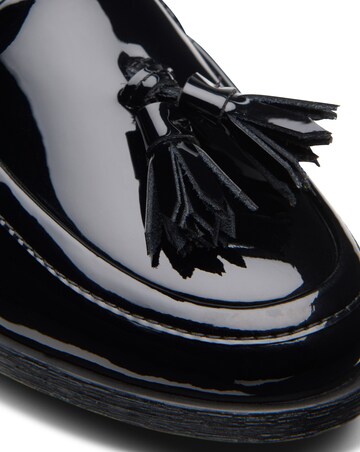 Clarks Havisham Edge Patent Leather Tassle Loafers - Wide Fit (E)