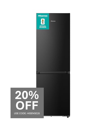 Hisense KitchenFit RB5K330GSFC Smart 60/40 Fridge Freezer - Black