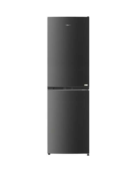 Hotpoint HPKF 3241 XR4UK Total No Frost 60/40 Fridge Freezer with VitalCare - Black Steel - Install