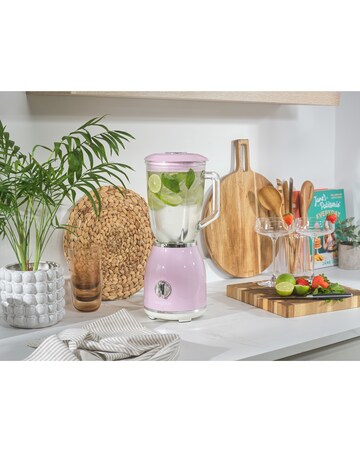 Salter Retro Glass Jug Blender - Pink