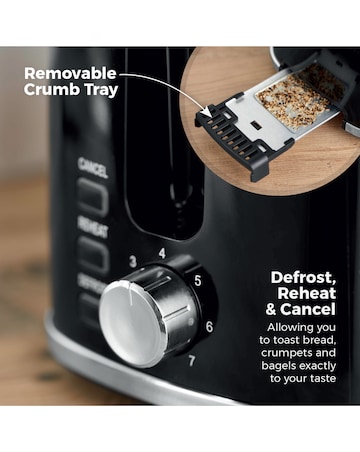 Tower Kettle, 2 Slice, Canister, Pan Set