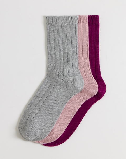 Pretty Secrets (3 Pack) Soft Light Thermal Socks
