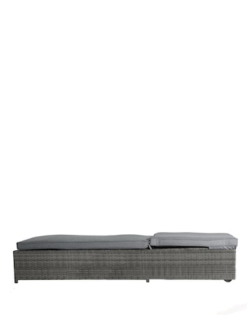 Charles Bentley Rattan Sun Lounger