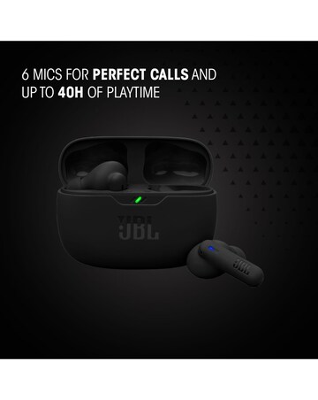 JBL Wave Beam 2 True Wireless Noise Cancelling Earbuds - Black