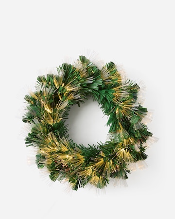 Fibre Optic Wreath Size 40cm