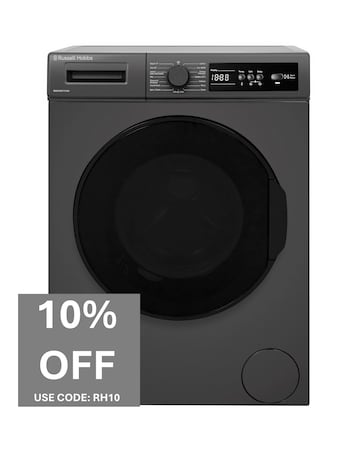 Russell Hobbs RH814W111AN 8kg 1400rpm Washing Machine - Anthracite