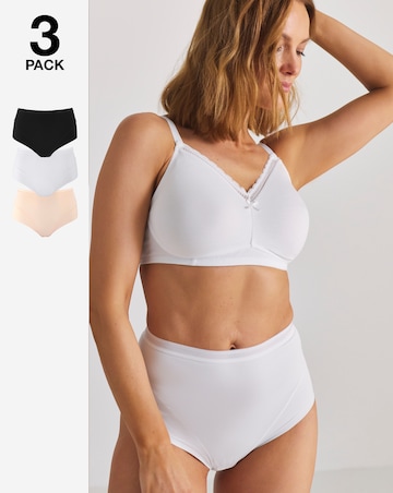 MAGISCULPT Light Control (3 Pack) Tummy Shapers Black/Blush/White