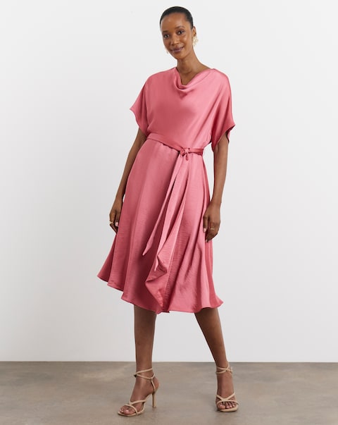 Joanna Hope Cowl Neck Dress