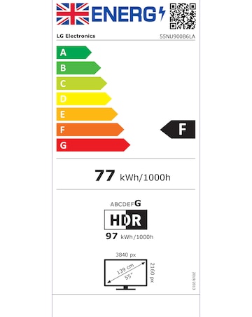 LG 55NU900B6LA 55in 4K UHD Smart TV