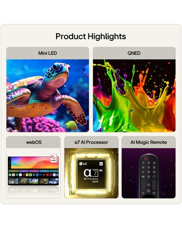 LG 55QNED71B6B 55in QNED AI 4K Smart TV