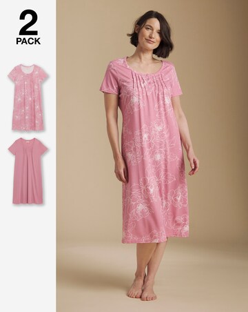 Julipa Value 2 Pack Floral Nighties
