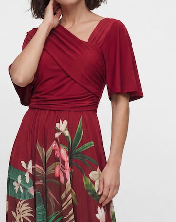 Joanna Hope Pleated Jersey Dress