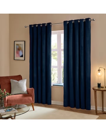 Furn. The Ultimate Velvet Blackout Eyelet Curtains