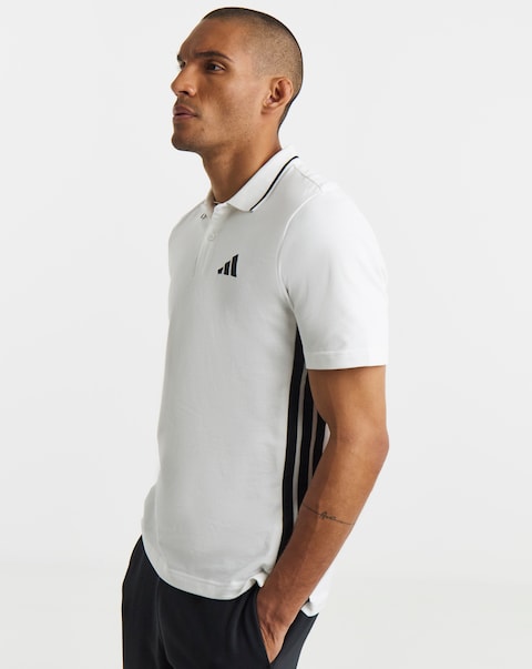adidas 3 Stripe Polo